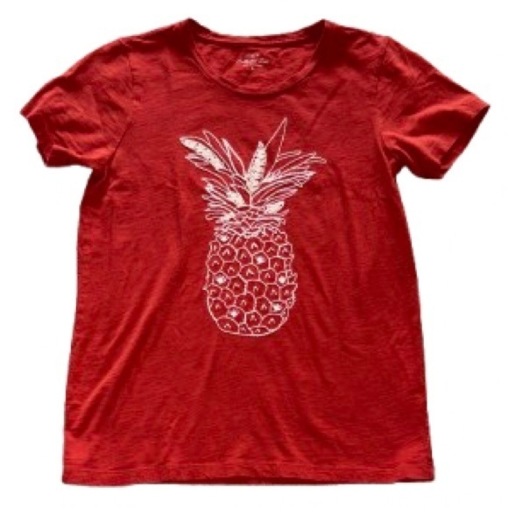 J. Crew burnt orange Collector Tee size S